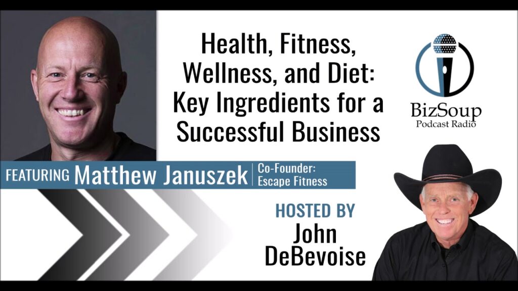 Matthew Januszek on BIZSOUP: Health and Wellness as Key Ingredients for Business Success